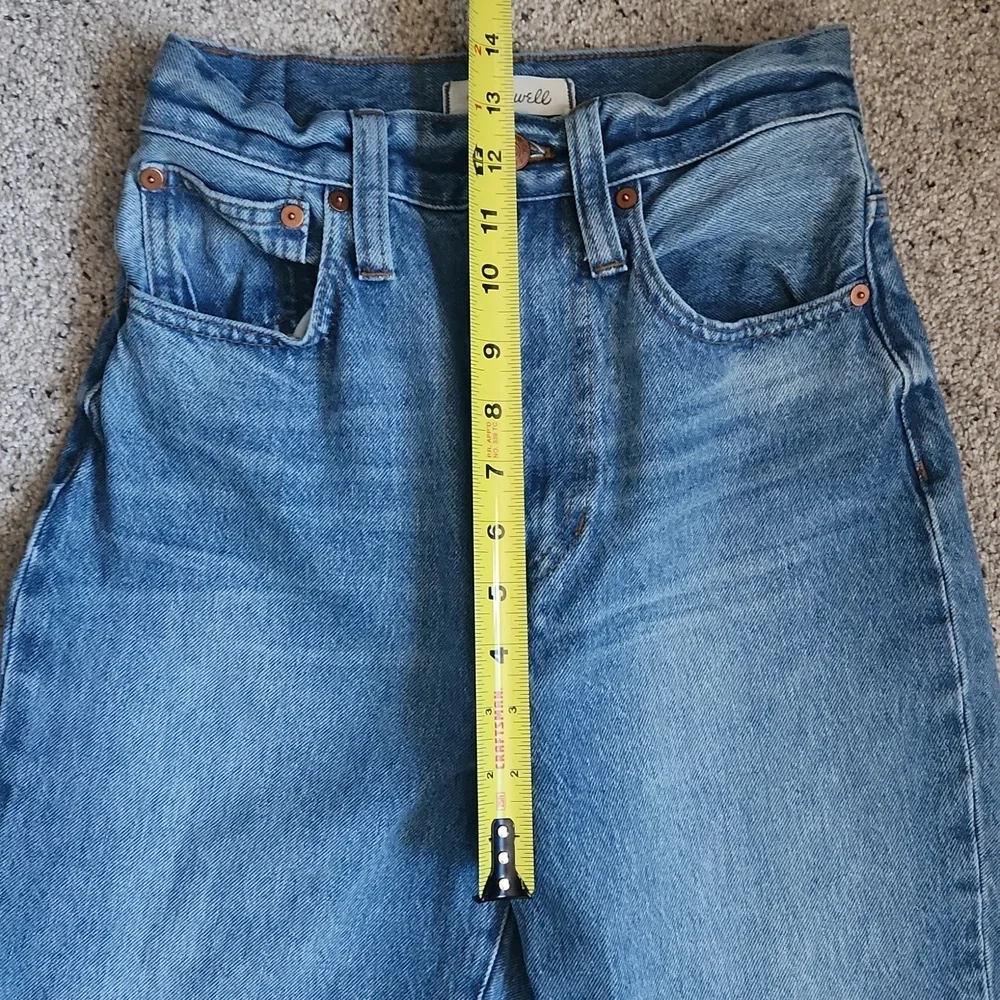 Madewell The Highest-Rise Momjean in Glencoe Wash Size 25 - Picture 13 of 14